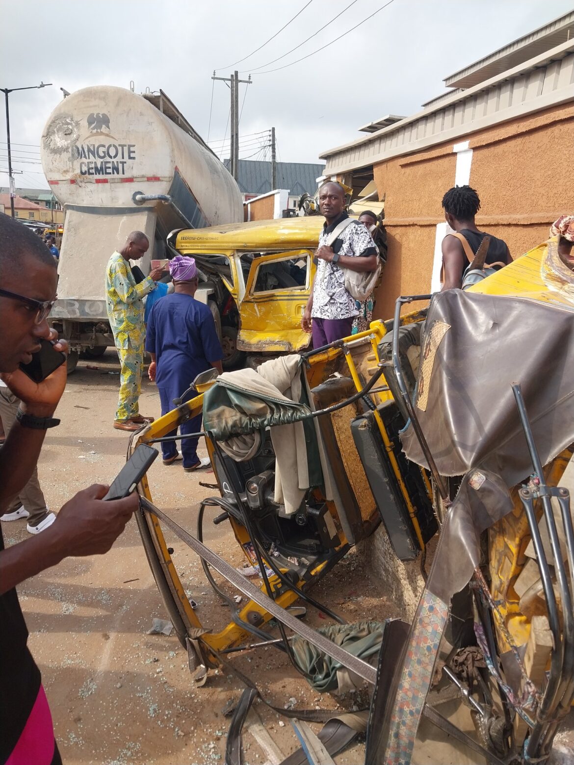 Dangote Truck Crash Kills Three, Injures Many in Lagos